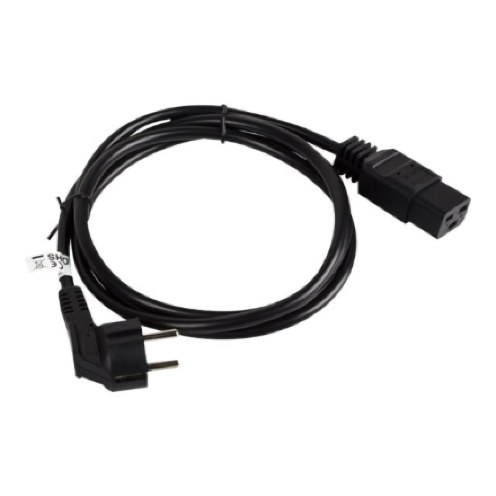 CA-C19C-10CC-0018-BK Lanberg CEE 7/7-IEC 320 C19 power cord 1.8m 16A VDE, black , Lanberg
