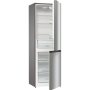 Gorenje Refrigerator RK6192EXL4 Energy efficiency class E Free standing Combi Height 185 cm Fridge net capacity 205 L Freezer net capacity 109 L 38 dB Stainless steel