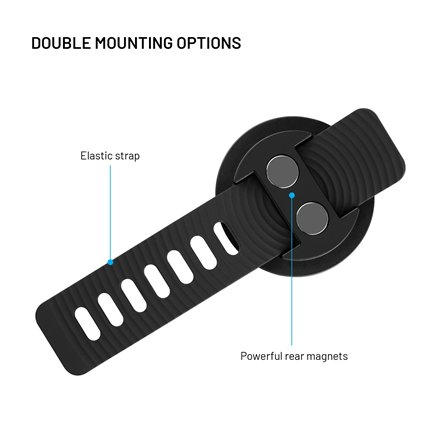 Fixed , MagGrip Active , Adjustable , Magnetic holder , Black