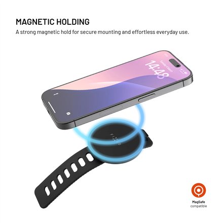 Fixed , MagGrip Active , Adjustable , Magnetic holder , Black