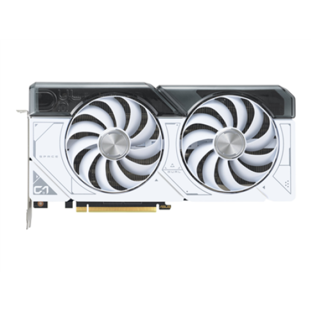 Asus , Dual GeForce RTX 4070 SUPER White OC Edition 12GB GDDR6X , NVIDIA , 12 GB , GeForce RTX 4070 SUPER , GDDR6X , HDMI ports quantity 1 , PCI Express 4.0