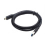 Cablexpert , 3 A , USB 3.0 AM to Type-C cable (AM/CM) , CCP-USB3-AMCM-1M , USB-A to USB-C USB Type-C (male) , 600 Mbit/s