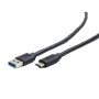 Cablexpert , 3 A , USB 3.0 AM to Type-C cable (AM/CM) , CCP-USB3-AMCM-1M , USB-A to USB-C USB Type-C (male) , 600 Mbit/s