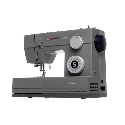 Singer Sewing Machine , HD6335M Denim , Number of stitches 32 , Grey