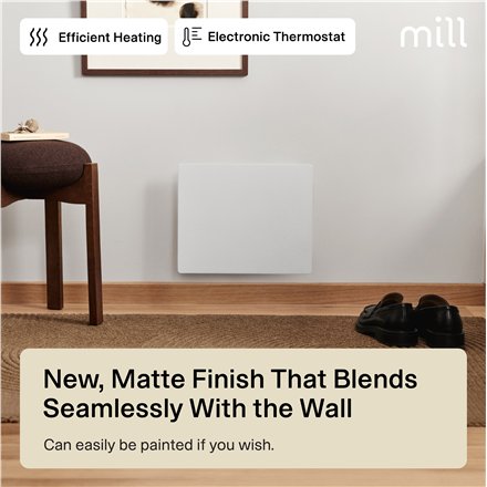 Mill Color Panel Heater , COLOR250 , Panel Heater , 250 W , Suitable for rooms up to 2-5 m² , Matte White , IPX4