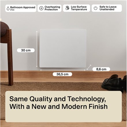 Mill Color Panel Heater , COLOR250 , Panel Heater , 250 W , Suitable for rooms up to 2-5 m² , Matte White , IPX4