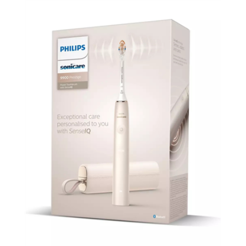 Philips , Electric Toothbrush , HX9992/11 Sonicare 9900 Prestige , Rechargeable , For adults , Number of brush heads included 1 , Number of teeth brushing modes 5 , Sonic technology , Champagne