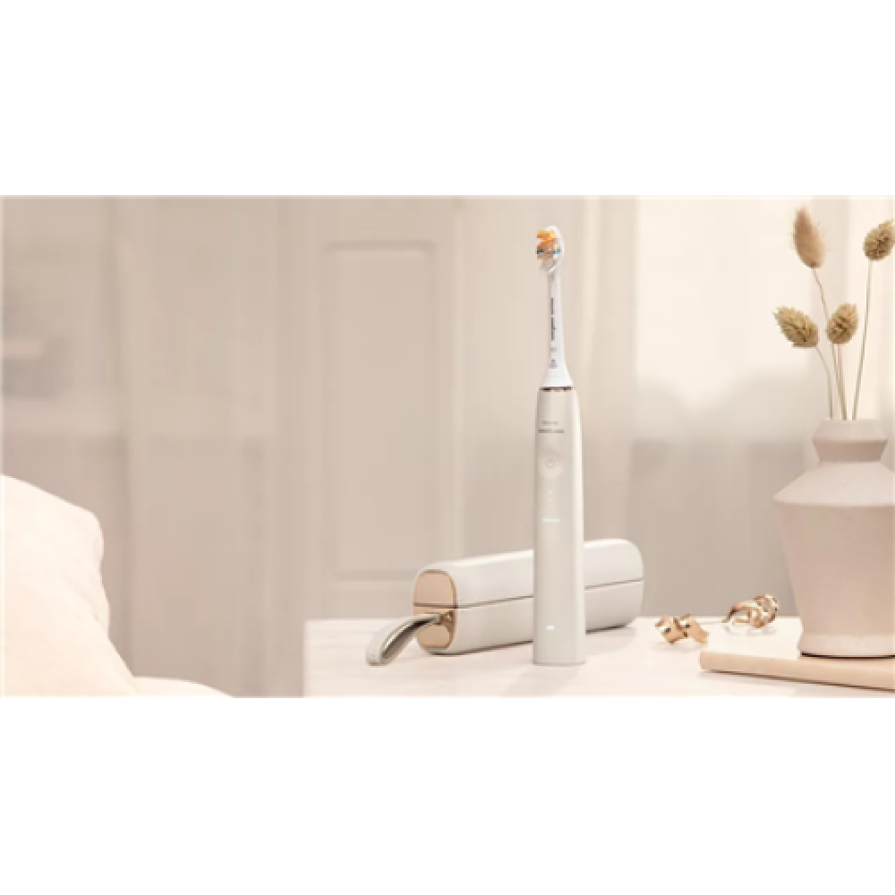Philips , Electric Toothbrush , HX9992/11 Sonicare 9900 Prestige , Rechargeable , For adults , Number of brush heads included 1 , Number of teeth brushing modes 5 , Sonic technology , Champagne