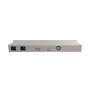 Mikrotik Wired Ethernet Router RB1100AHx4 Dude Edition, 1U Rackmount, Quad core 1.4GHz CPU, 1 GB RAM, 128 MB, 60GB M.2 SSD included, 13xGigabit LAN, 1xSerial console port RS232, 2x SATA3 ports, 2xM.2 slots, PCB Temperature and Voltage Monitor (CAPsMAN, Mo