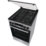 Gorenje , Cooker , GK5C40SH , Hob type Gas , Oven type Electric , Grey , Width 50 cm , Grilling , LED , Depth 59.4 cm , 70 L