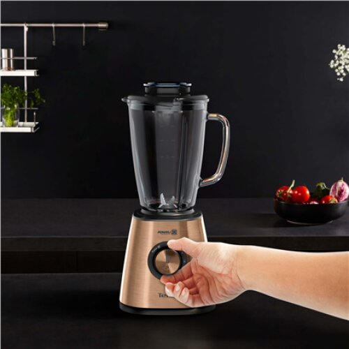 TEFAL , Blender , BlendForce BL439G10 , Tabletop , 800 W , Jar material Glass , Jar capacity 1.75 L , Ice crushing , Copper