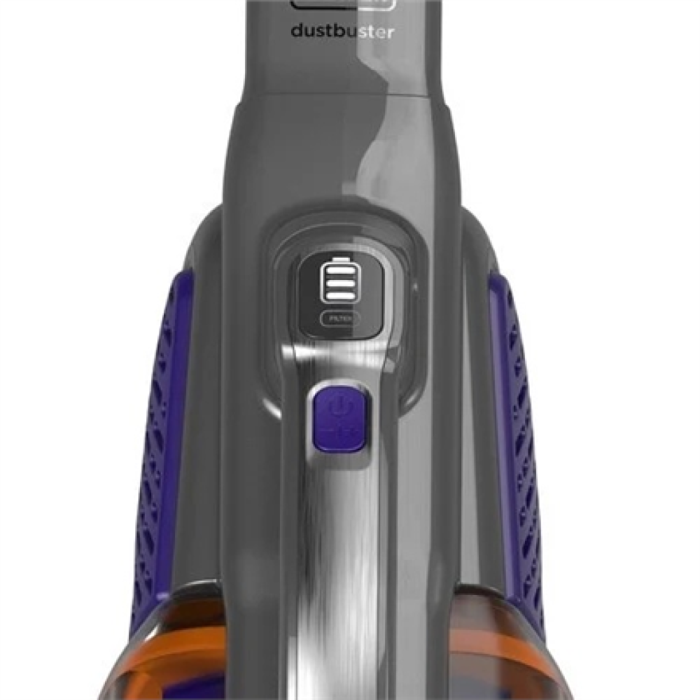 BLACK & DECKER Vacuum Cleaner , BHHV520BFP-QW , Cordless operating , 18 V , Black/Purple