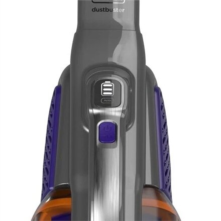 BLACK & DECKER Vacuum Cleaner , BHHV520BFP-QW , Cordless operating , 18 V , Black/Purple