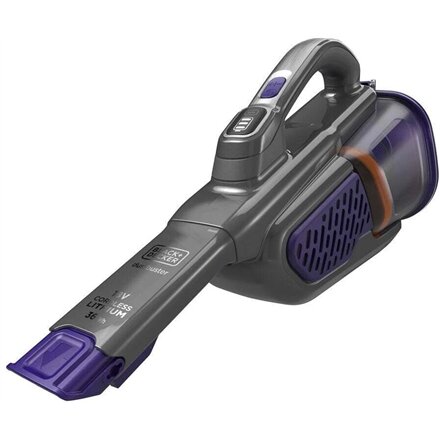 BLACK & DECKER Vacuum Cleaner , BHHV520BFP-QW , Cordless operating , 18 V , Black/Purple