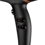 BABYLISS Hair Dryer D566E 2200 W Number of temperature settings 2 Ionic function Diffuser nozzle Black/Bronze