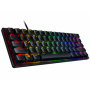 Razer , Huntsman Mini 60% , Gaming keyboard , Opto-Mechanical , RGB LED light , RU , Black , Wired