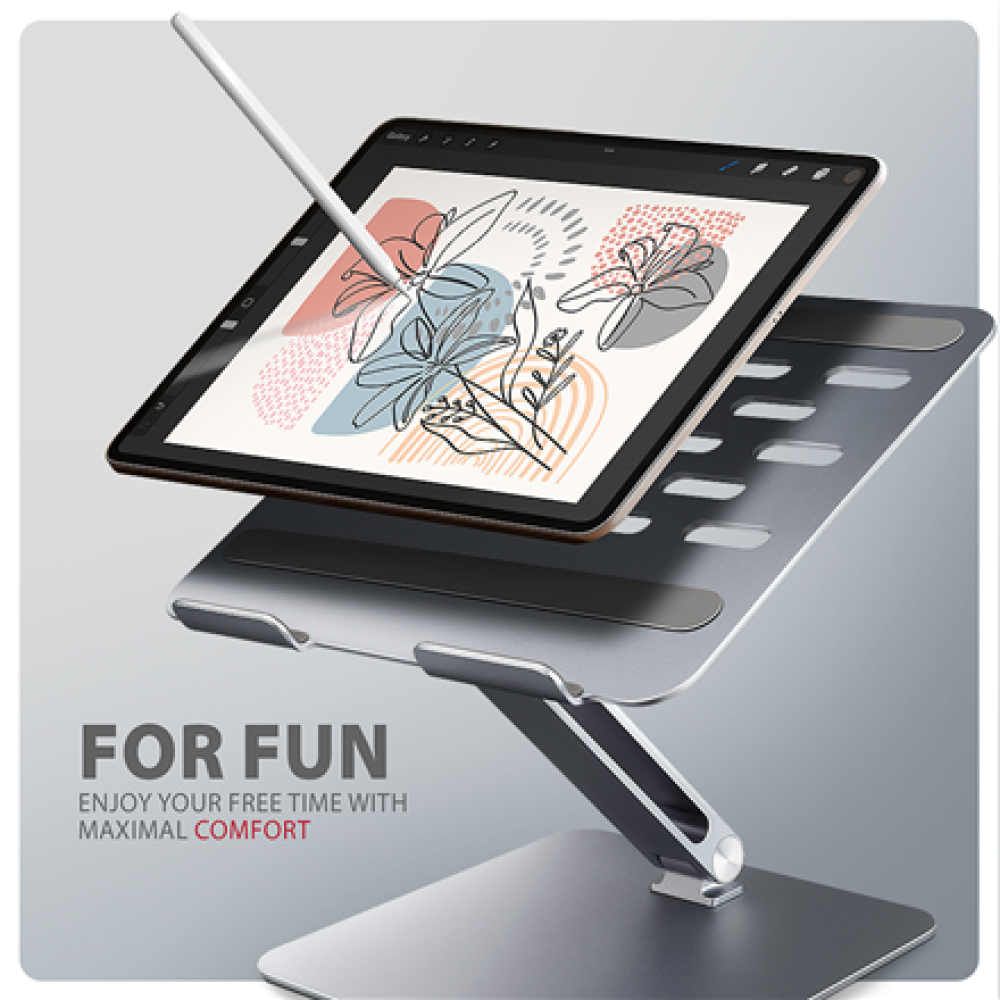 AXAGON , Notebooks and tablets stand STND-LQ , Adjustable Height, Tilt , 10-16