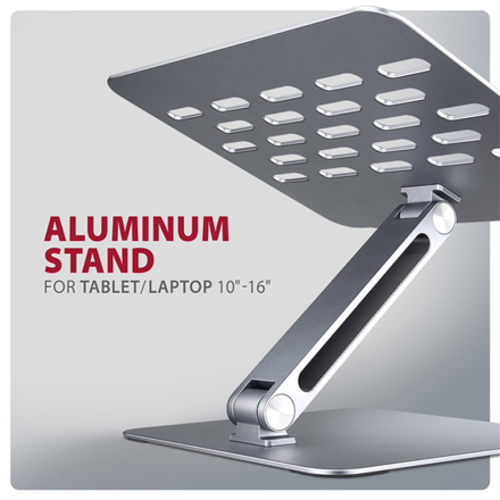 AXAGON , Notebooks and tablets stand STND-LQ , Adjustable Height, Tilt , 10-16