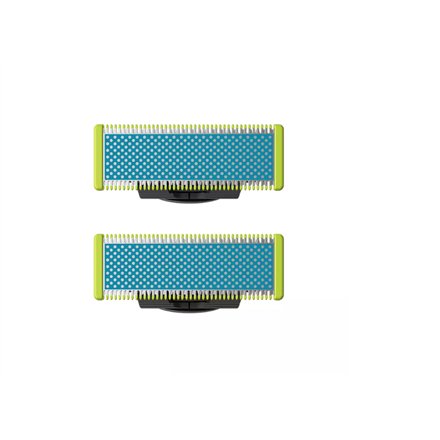 Philips , Replaceable blade (2 pcs) , QP225/50 OneBlade , Black/Green