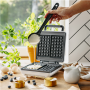 Mesko Waffle Maker , MS 3091 , 1800 W , Number of pastry 2 , Belgium , White
