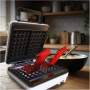 Mesko Waffle Maker , MS 3091 , 1800 W , Number of pastry 2 , Belgium , White