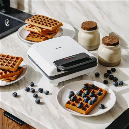 Mesko Waffle Maker , MS 3091 , 1800 W , Number of pastry 2 , Belgium , White
