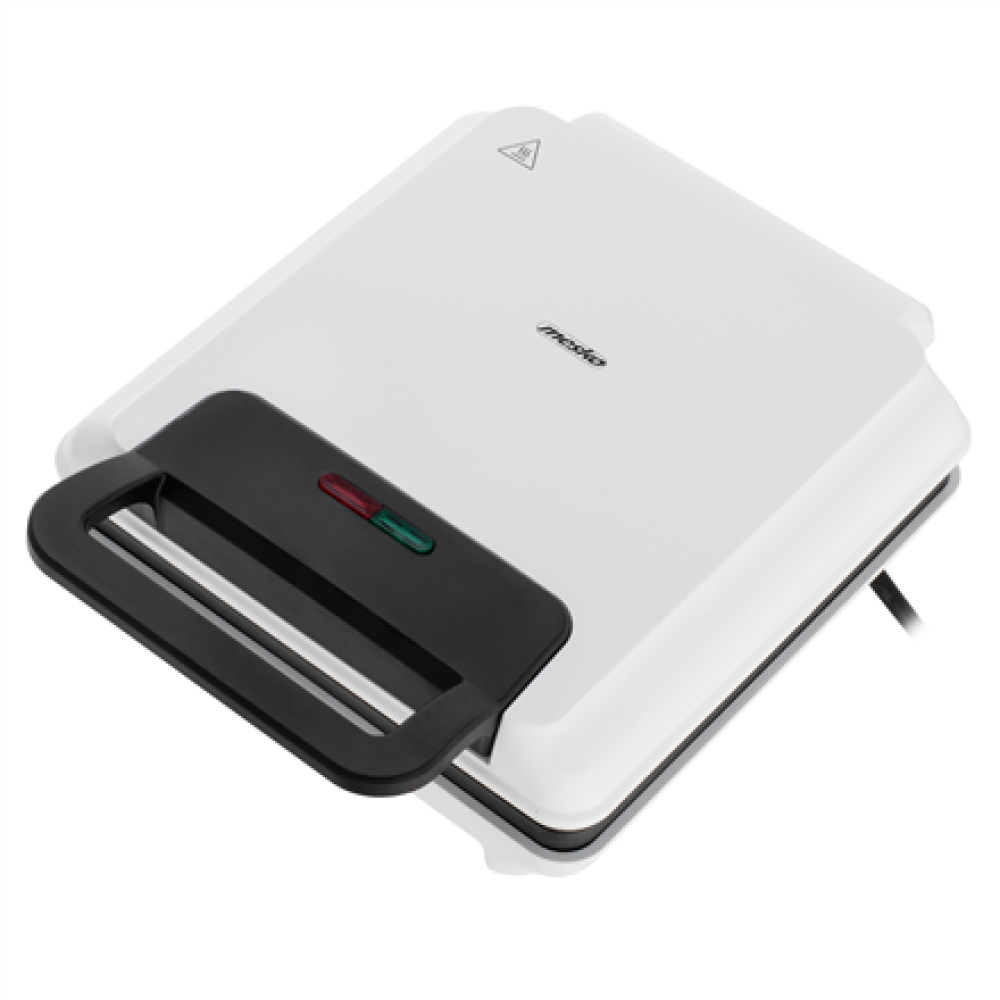 Mesko Waffle Maker , MS 3091 , 1800 W , Number of pastry 2 , Belgium , White