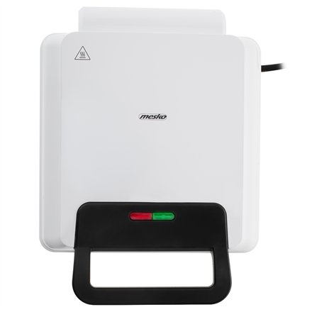 Mesko Waffle Maker , MS 3091 , 1800 W , Number of pastry 2 , Belgium , White