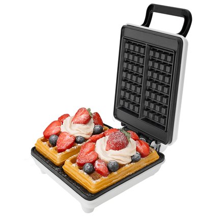 Mesko Waffle Maker , MS 3091 , 1800 W , Number of pastry 2 , Belgium , White