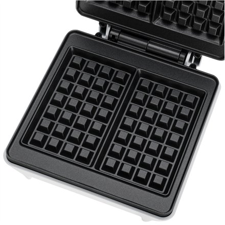 Mesko Waffle Maker , MS 3091 , 1800 W , Number of pastry 2 , Belgium , White
