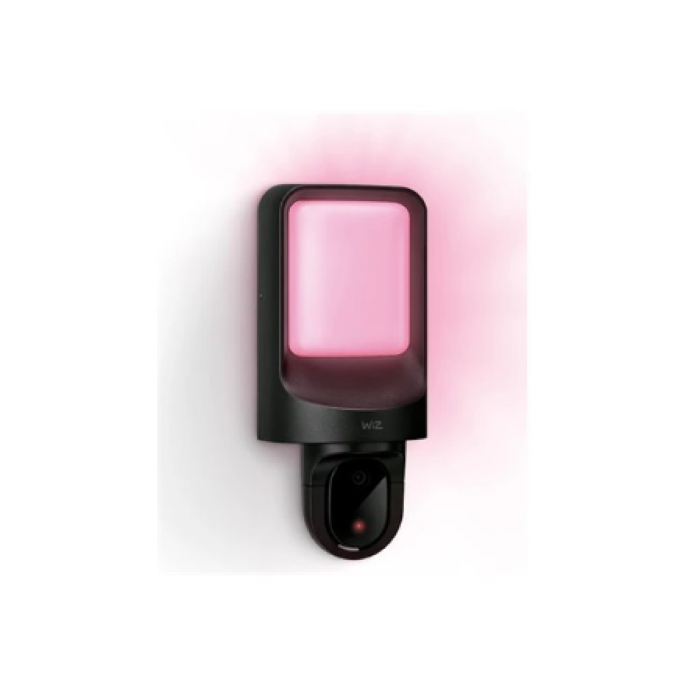 WiZ Smart WiFi Outdoor Wall Light with Camera , 2700 K