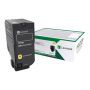 Lexmark Genuine High Capacity Yellow Return Programme 84C2HY0 Toner Cartridge , Lexmark Yellow