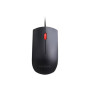 Lenovo Essential USB Wired Mouse, 1600 DPI, 1.8 m, 3 Buttons, Black , Lenovo , Essential USB Mouse , wired , Optical sensor , Black