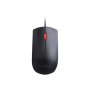 Lenovo Essential USB Wired Mouse, 1600 DPI, 1.8 m, 3 Buttons, Black , Lenovo , Essential USB Mouse , Optical sensor , wired , Black