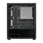 Fortron Case , S110-B , Black , M-ATX Mid Tower , Power supply included No