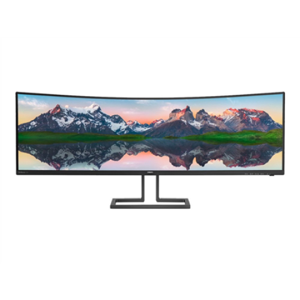 Philips SuperWide Curved LCD display 498P9Z/00 48.8 VA Dual QHD 32:9 4 ms 550 cd/m² Audio out 165 Hz HDMI ports quantity 3