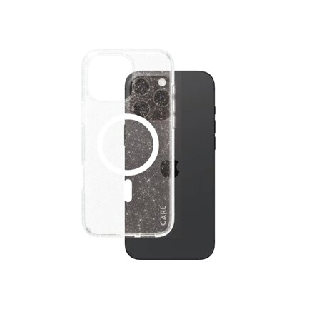 CARE Flagship Case , Back cover , Apple , iPhone 16 Pro Max , Recycled plastic , White , Urban Combat Star Lit with MagSafe