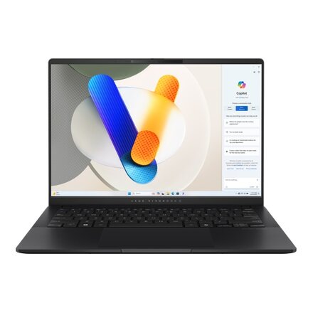 Asus Vivobook S 14 OLED M5406WA-PP061W , Neutral Black , 14 , OLED , 3K , 2880 x 1800 pixels , Glossy , AMD Ryzen AI 9 , 365 , 24 GB , LPDDR5X , Solid-state drive capacity 1000 GB , AMD Radeon 880M Graphics , Windows 11 Home , 802.11ax , Bluetooth version