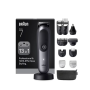 Braun 13in1 Grooming Kit , All-in-One Series 7 AIO7560 , Cordless , Number of length steps 14 , Black/Grey