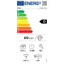 Midea , Washing Machine , MF100W70/W , Energy efficiency class D , Front loading , Washing capacity 7 kg , 1200 RPM , Depth 40 cm , Width 60 cm , Display , LED , White