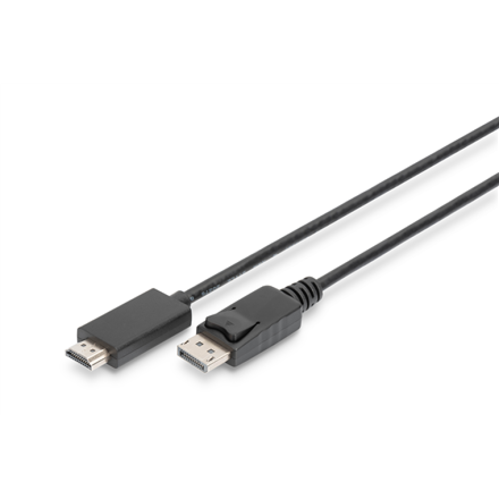 Digitus Adapter Cable, DP - HDMI type A , DisplayPort to HDMI , 2 m