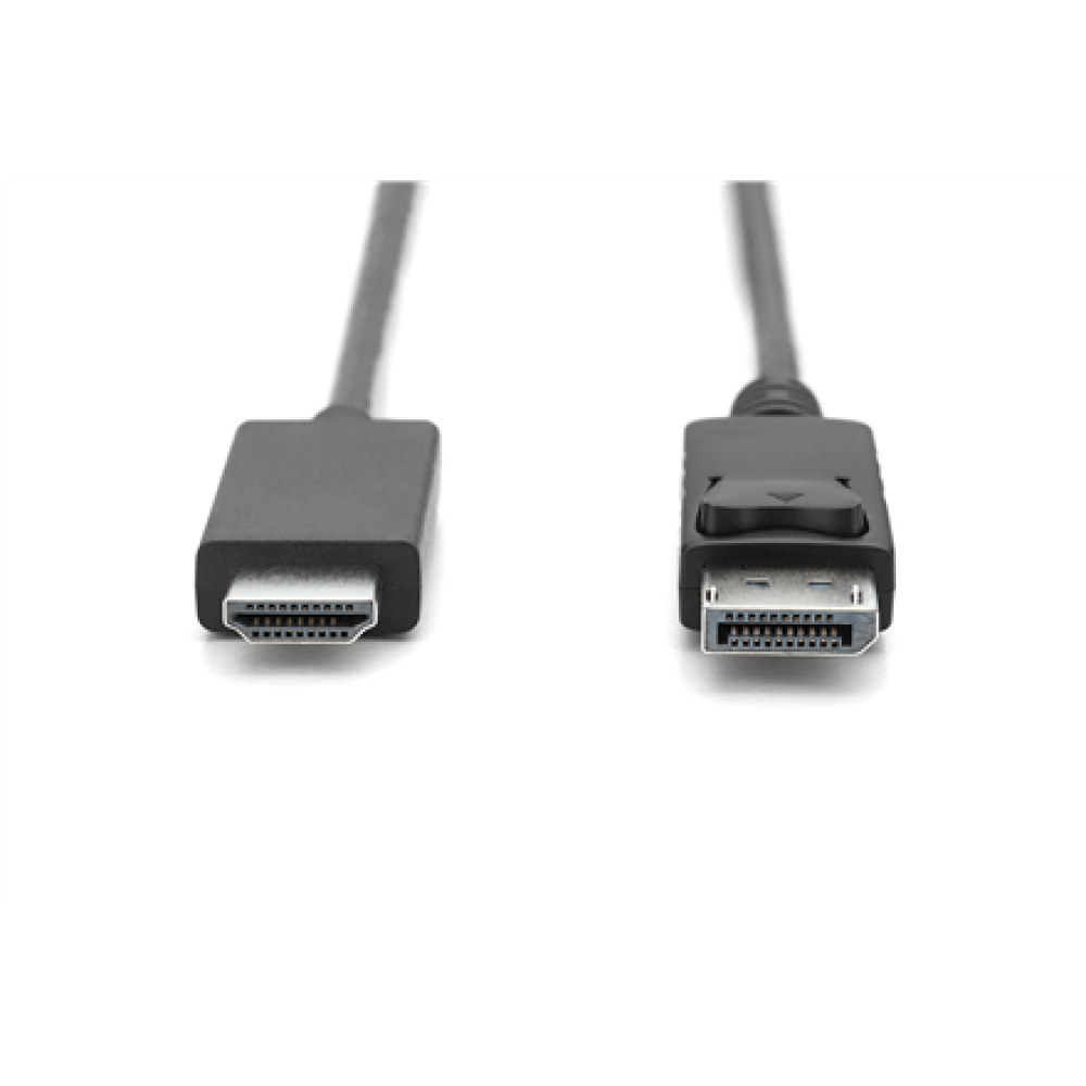 Digitus Adapter Cable, DP - HDMI type A , DisplayPort to HDMI , 2 m