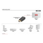 Digitus , HDMI EDID Emulator For Extender, Switches, Splitter, Matrix Switcher , DA-70466 , HDMI output , HDMI input , HDMI in to HDMI out