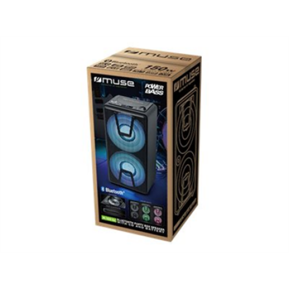 Muse , Party Box Speaker , M-1820 DJ , 150 W , Bluetooth , Black , Wireless connection