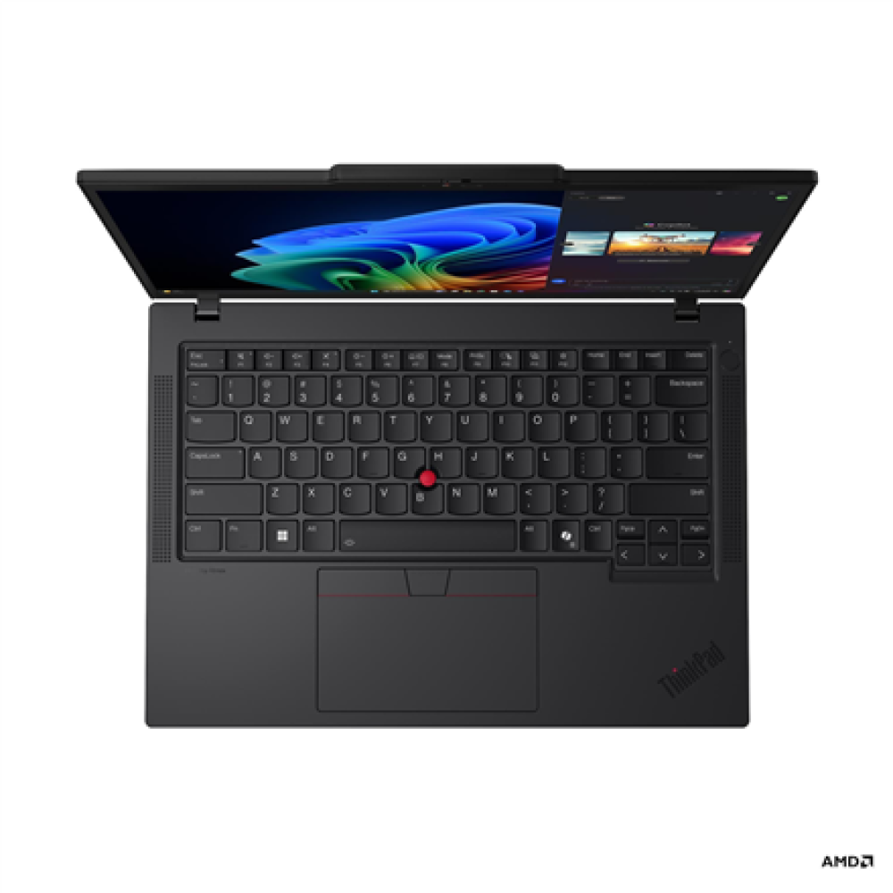 Lenovo ThinkPad T14 G6 AMD , Black , 14 , IPS , WUXGA , 1920 x 1200 pixels , Anti-glare , AMD Ryzen AI 7 PRO , 350 , 32 GB , SO-DIMM DDR5 , Solid-state drive capacity 1000 GB , AMD Radeon 860M Graphics , Windows 11 Pro , 802.11be , Bluetooth version 5.4 ,