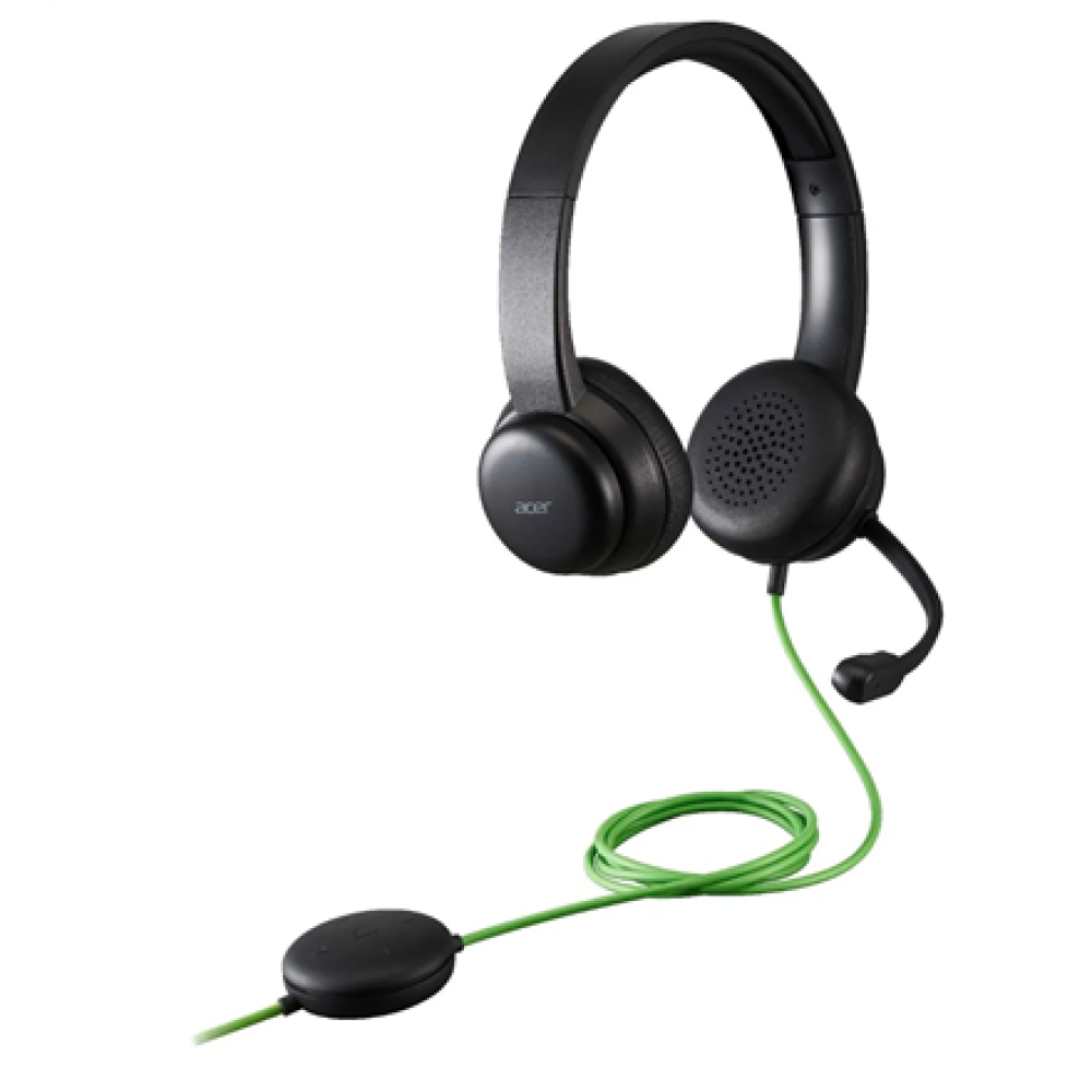 Acer Conference Headset , Built-in microphone , USB Type-A , Black