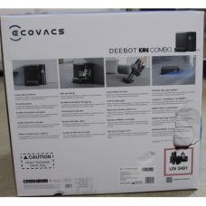 SALE OUT. Ecovacs DEEBOT X2 COMBO Vacuum cleaner,Robot+Handheld,Wet&Dry,Robot Operating 210 min,Dust bin 0,42L,6400 mAh,Black+Dual Auto-empt Ecovacs Robotic Vacuum Cleaner+Handheld DAMAGED PACKAGING, SCRATCHED ON BACK , Ecovacs , Robotic Vacuum Cleane
