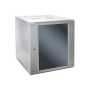 SOMI Networks , 22U, 19″ Network Wall Cabinet , 22U-60/60FPC , Gray , With Front Glass Doors; Unassembled , Depth: 60 cm
