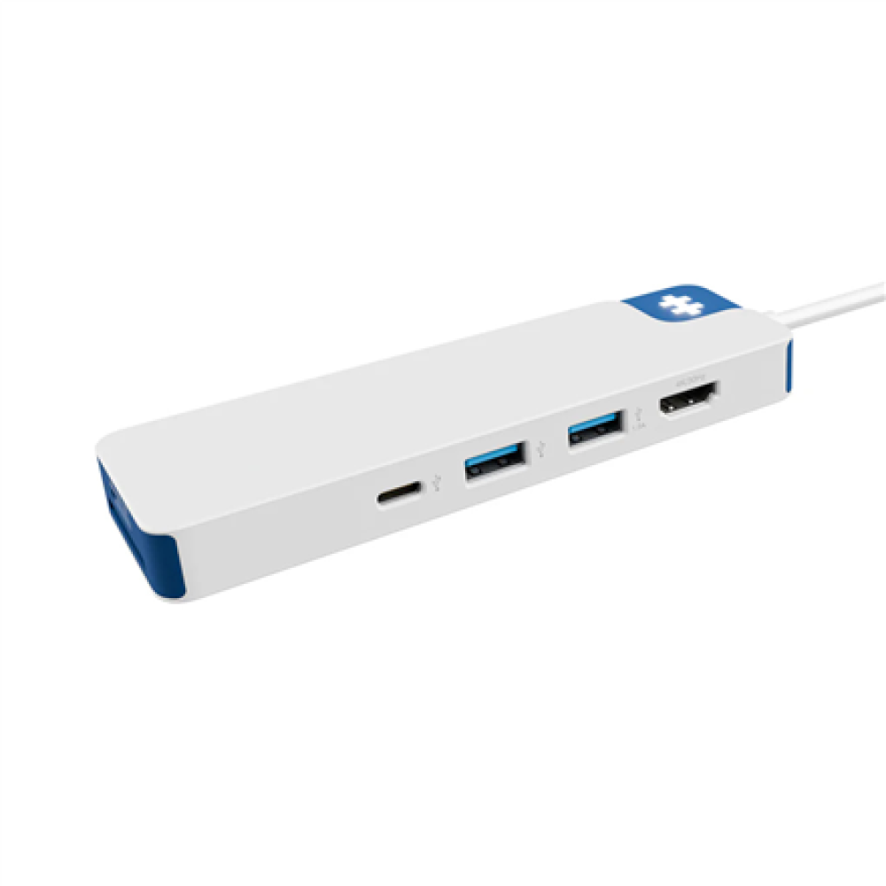 Hyper HyperDrive Flex 8 Port USB-C Hub, White/Blue , HD4102BUGL , HDMI ports quantity 1