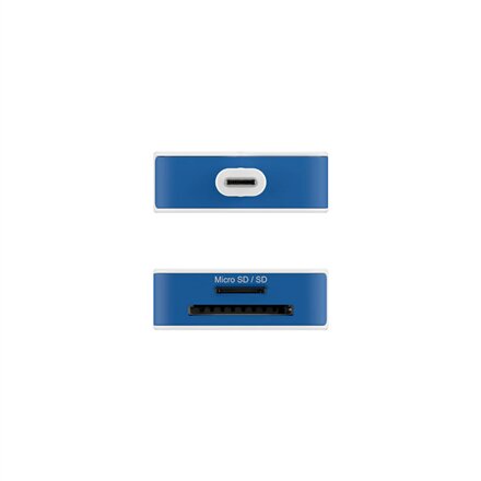 Hyper HyperDrive Flex 8 Port USB-C Hub, White/Blue , HD4102BUGL , HDMI ports quantity 1